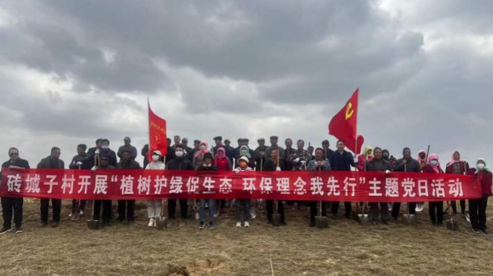 爭當綠色使者、生態(tài)先鋒 ——集團駐村工作隊組織幫扶村開展義務植樹主題黨日活動